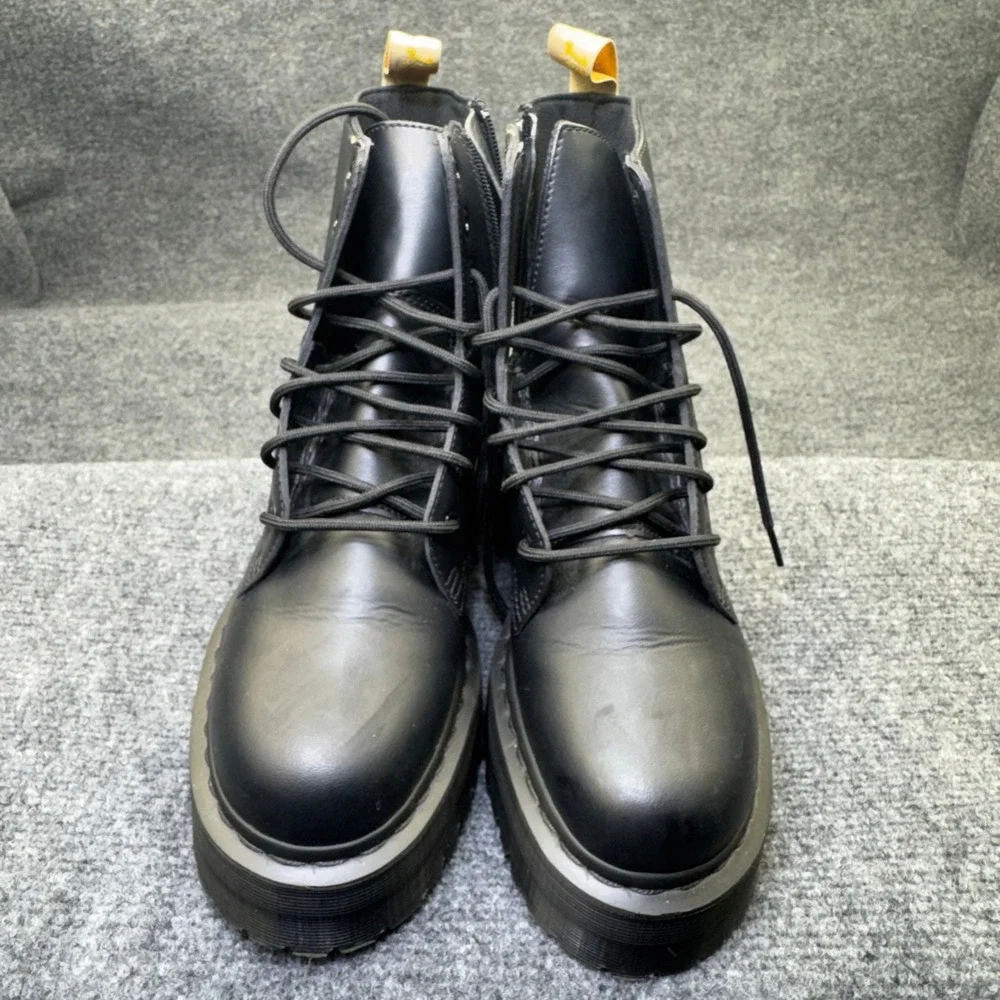 Dr. Martens V Jadon II Mono Mens 9 Womens 10 Black Vegan Platform Boots Goth